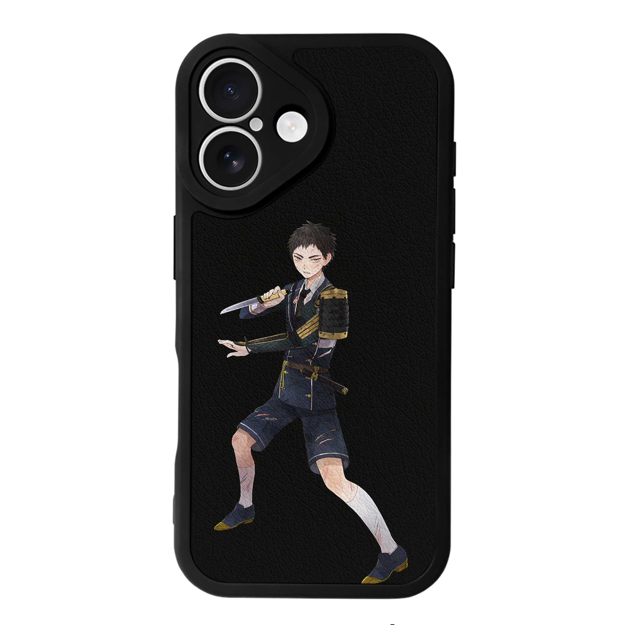 （画像用） 刀剣乱舞 Touken Ranbu 【iPhone 16シリーズ対応】シリコンスマホケース（レザー調） 材質：シリコン